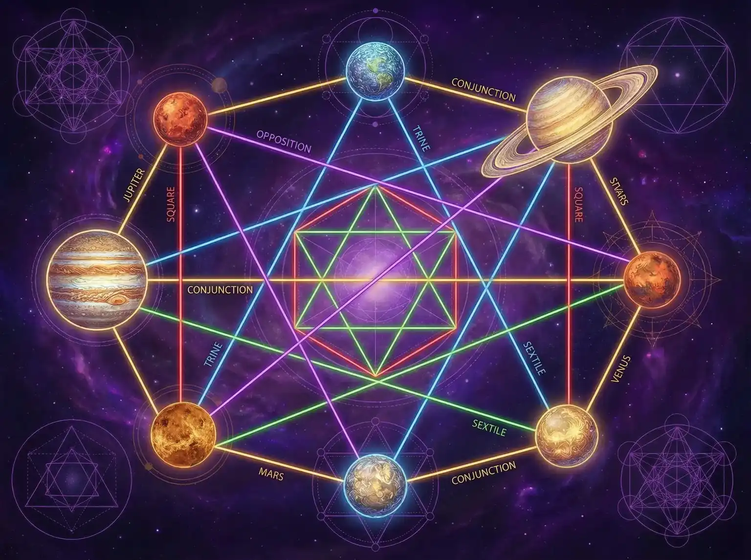 行星相位解读 - 男男车车好快的车车网站免费 | 占星学进阶